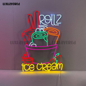 Ice Cream Neon Sign, Ice Cream Neon Light, Gelato Led Light, Custom Neon Sign, Ice Cream Shop Decor, Dessert Shop Sign