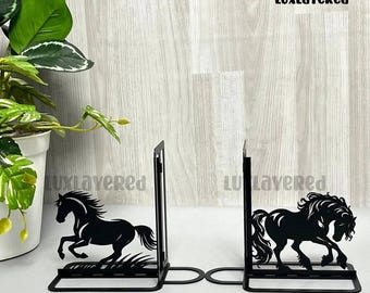 Vintage Western Horse Head Porcelain Bookends by Norleans Japan - Etsy