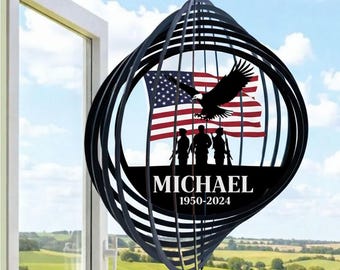 Molino de viento conmemorativo militar: decoración de homenaje a soldados, molino de viento conmemorativo de veteranos