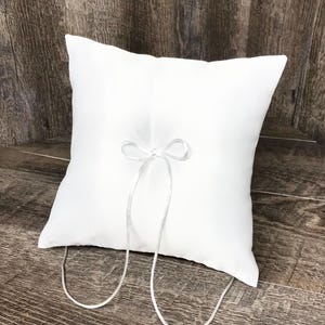Decorate it Yourself Wedding Ring Bearer Pillow • White, Off-White, Ivory or Black • Simple DIY Wedding • Shipping Cost Included!
