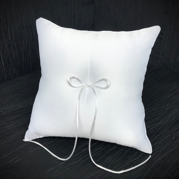 Decorate it Yourself Wedding Ring Bearer Pillow • White or Ivory DIY Wedding • Shipping Cost Included!