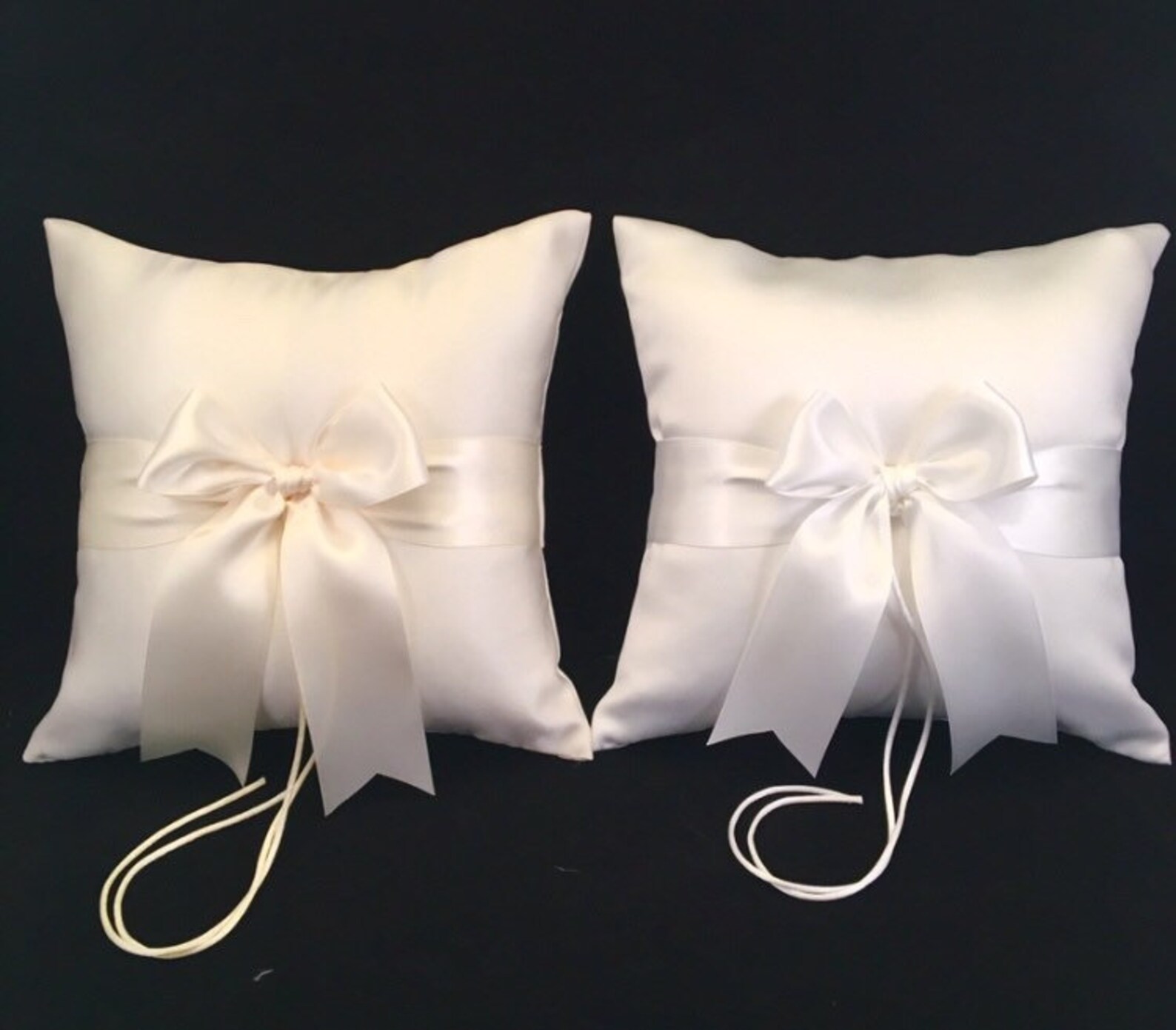 Ivory or White Wedding Ring Bearer Pillow Fast & Free Etsy