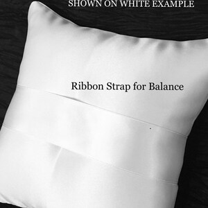 Ivory or White Wedding Ring Bearer Pillow Shipping Cost Included Custom Bow Colors Available Bild 5