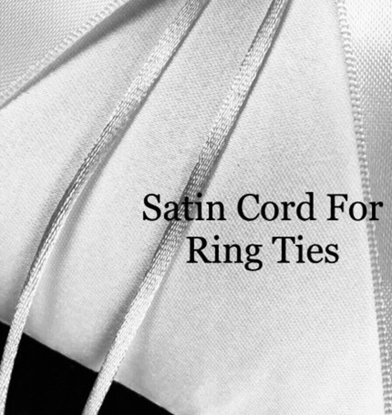 Wedding Ring Bearer Pillow 250+ Custom Colors Available Black Accent White or Ivory
