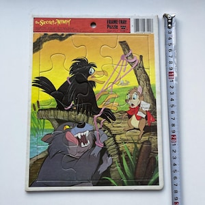 Puzzle Secret of Nimh - 1982 Stara dziecięca układanka planszowa. Pani Brisbey.