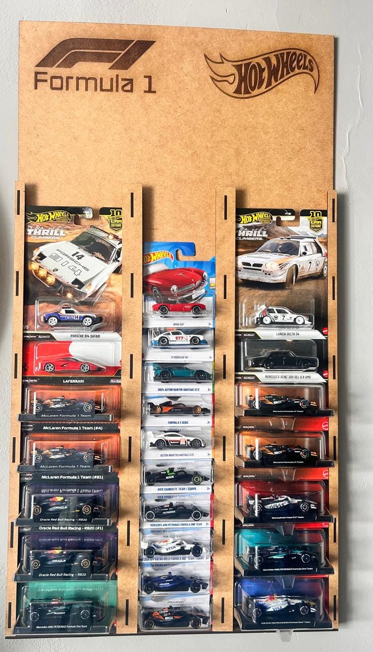 Hot wheels wall display - Etsy 日本