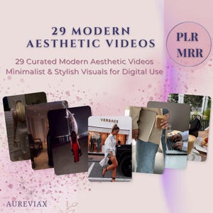 26 Modern Aesthetic Videos | Minimalist Content for Reels, Edits and Social Media | Trendy Visuals for Creators & Brands