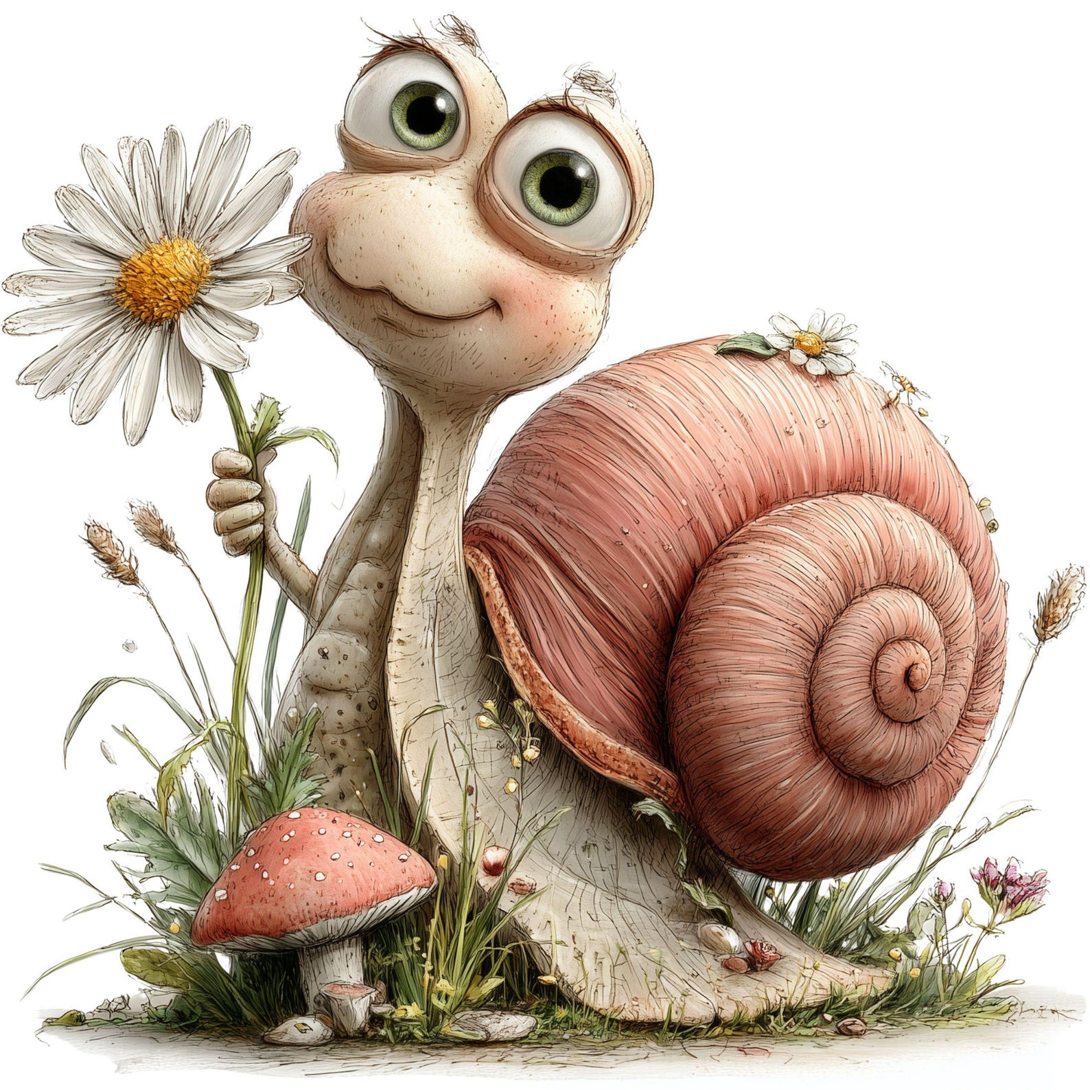 Garden Bugs & Snail PNG Clipart - 22 Cute Insect Designs, Ladybird ...