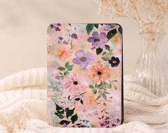 Colorful Floral Texture Case With Hand Strap For Paperwhite 10/11/12, Kindle 10th 11th Gen, Kindle Colorsoft, New Kindle Case, Gift for Her