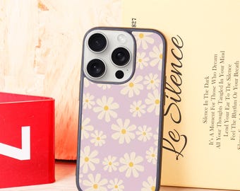 Capa de celular elegante com estampa floral para iPhone 11, 12, 13, 14, 15, 16 Pro Max, iPhone 12, 13 Mini, X, XR, XS, XS Max, iPhone 7, 8 Plus, nova capa para iPhone