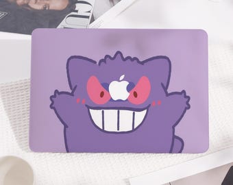 Adorable Gengar Hard Macbook Case Protective Laptop Cover for New Mac Pro 16/15, Macbook Air 15/14, MacBook Ret 15/13/12, Neo A18 A3404