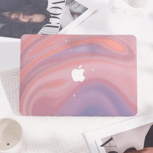 Pink Dreamy Sky Hard Macbook Case Protective Laptop Cover for New Mac Pro 16/15, Macbook Air 15/14, MacBook Ret 15/13/12, Macbook Cover