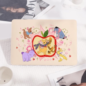 Bear and Friend Hard Macbook Case Protective Laptop Cover for New Mac Pro 16/15, Macbook Air 15/14, MacBook Ret 15/13/12, Macbook Cover