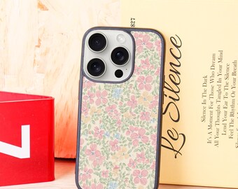 Capa Blooming Floral Bliss para iPhone 11, 12, 13, 14, 15, 16 Pro Max, iPhone 12, 13 Mini, X, XR, XS, XS Max, iPhone 7, 8 Plus, nova capa para iPhone