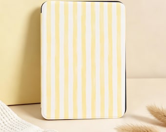 Gelb Sunny Stripes Hülle mit Handschlaufe für Paperwhite 10/11/12, Kindle 10