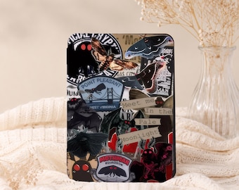 Moth Mania Collage Case With Hand Strap For Paperwhite 10/11/12, Kindle 10th 11th Gen, Kindle Colorsoft, New Kindle Case, Gift for Her
