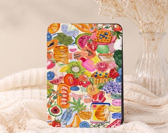 Fruit Extravaganza Case With Hand Strap For Paperwhite 10/11/12, Kindle 12th 10th 11th Gen, Kindle Colorsoft, New Kindle Case, Gift for Her