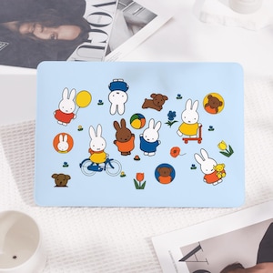 Cartoon Rabbit Hard Macbook Case Protective Laptop Cover for New Mac Pro 16/15 Macbook Air 15 14 MacBook Ret 15 13 12,Laptop 2022 2021 Cover