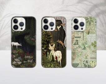 Wildlife Art Phone Case: Green Nature Cover, Cover for iPhone, Samsung and Google Pixel16e, 17 Pro Max, 17 Air,S25 A16, Pixel 10, 9A