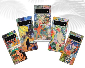 Henri Matisse Art Collage Handyhülle: Flexible Abdeckung für iPhone, Samsung und Google Pixel 16e, 17 Pro Max, 17 Air, S25 A16, Pixel 10, 9A