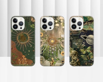 Green Nature Wildlife Art Phone Case: Protective Cover for iPhone, Samsung and Google Pixel16e, 17 Pro Max, 17 Air,S25 A16, Pixel 10, 9A