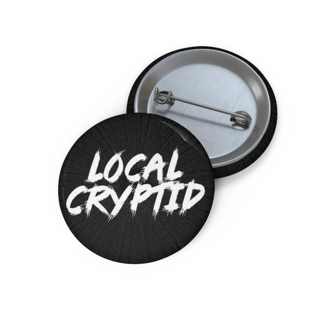 LOCAL CRYPTID Pin Buttons - Unique Accessories for Cryptid Lovers, Fun ...
