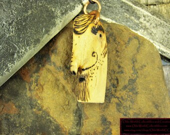 Wood Troll Necklace No.9