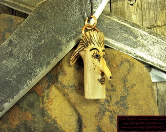 Wood Troll Necklace No.3