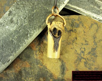 Wood Troll Necklace No.7