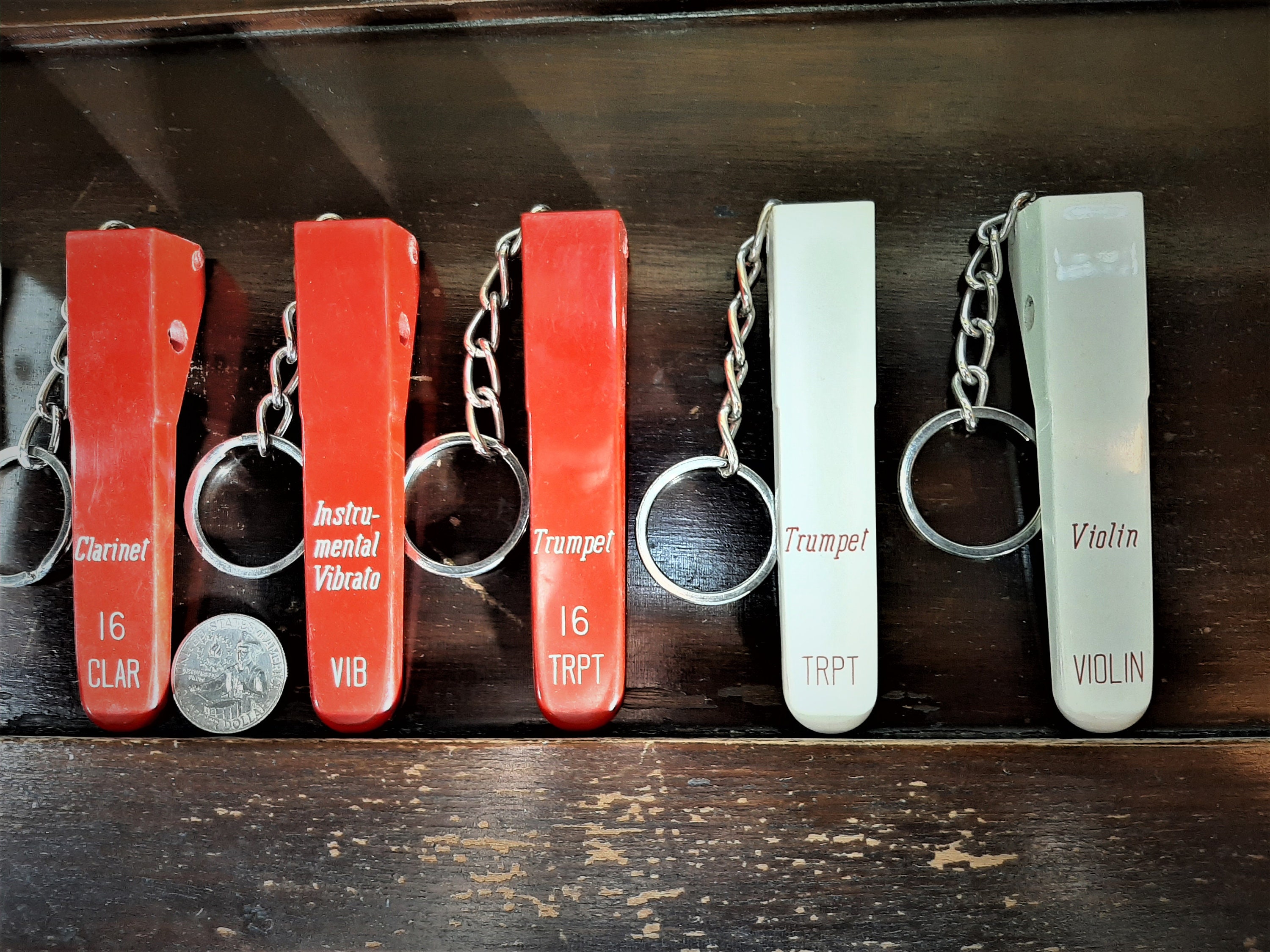 KEYCHAINS: Vintage 1970's Era Electric Organ Effects Levers - Etsy