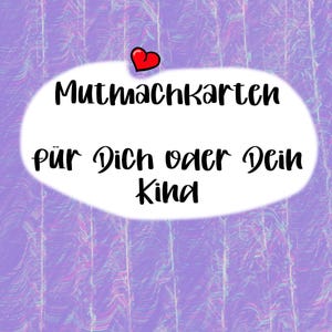 Cartes d'affirmation Cartes de courage 10 points