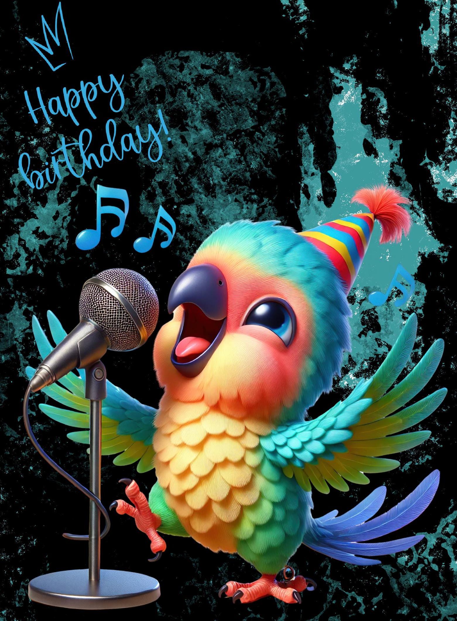 Gelukkige verjaardag zingen - Etsy België, image size:1561x2120