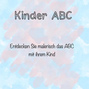ABC flashcards for children – Learn letters with fun – Alphabet cards for preschool & school – Learning game German A–Z
