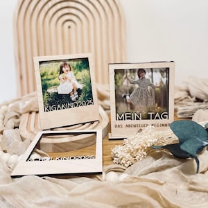 SVG Schulkind Polaroid Fotorahmen Fotohalter  Kindergartenkind Einschulung Laserdatei inklusive Gewerbelizenz | EPS PNG jpg  | Fotogeschenk