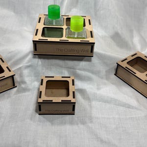 Birch MDF Tamiya Cement Bottle Holder, Scale Model Accessories