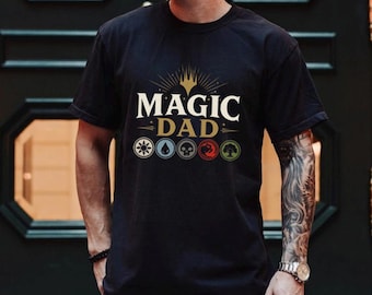 MTG Dad Tank Top/ T-Shirt, Father's Day Tee, Magic The Gathering, Geek Nerd Dad, Game Dad, Gift For dad