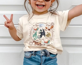 Wings Of Fire Dragons T-Shirt, Queen Of Pyrrhia Sweatshirt, Nightwings Seawings Icewings Top, Dragon Lover Gift, Queen of Pyrrhia Tee