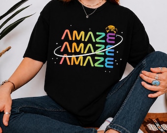 Comfort Colors Amaze Amaze Amaze T-Shirt, Project Hail Mary Rocky Shirt, SciFi Reader Gift, Book Lovers Gift, Space Tee, Alien Shirt