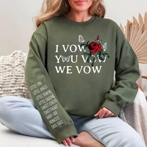 The Ritual Sweatshirt Book Merch, Drakromance Book Hoodie, Smut Women sweatshirt, Ryat Archer Book Reader Gift image 5
