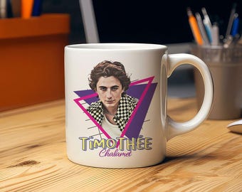 Timothee Chalamet Personalized Coffee Mug – Fun & Unique Ceramic Cup, 11 Oz Mug, Great Gift for Fans of Timothee Chalamet