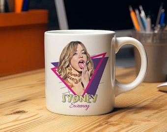 Sydney Sweeney Personalized Coffee Mug – Fun & Unique Ceramic Cup, 11 Oz Mug, Great Gift for Fans of Sydney Sweeney