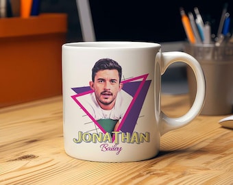 Jonathan Bailey Personalized Coffee Mug – Fun & Unique Ceramic Cup, 11 Oz Mug, Great Gift for Fans of Jonathan Bailey