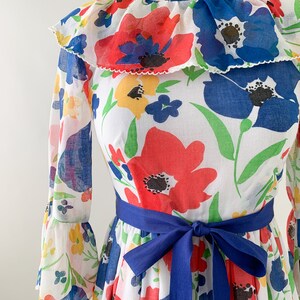 Vintage 1970s Floral Maxi Dress image 3