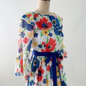 Vintage 1970s Floral Maxi Dress image 5