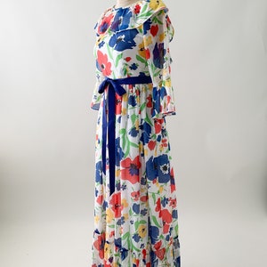 Vintage 1970s Floral Maxi Dress image 4