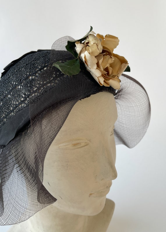 Vintage 1930s Hat | 30s Straw Cloche Hat - image 7