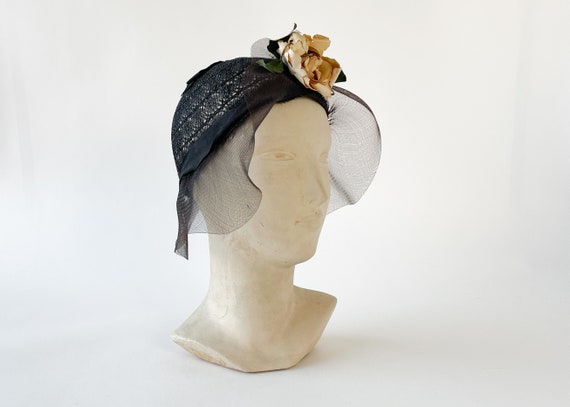 Vintage 1930s Hat | 30s Straw Cloche Hat - image 1