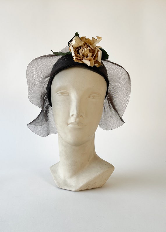 Vintage 1930s Hat | 30s Straw Cloche Hat - image 4