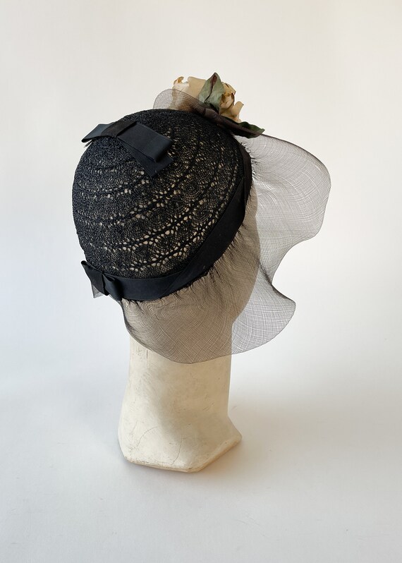 Vintage 1930s Hat | 30s Straw Cloche Hat - image 6