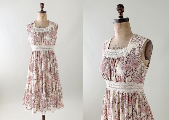 1960s Rag Dolls Floral Sundress